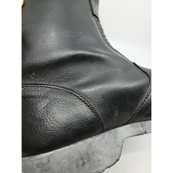 Vintage Fieldsheer Black Motorcycle Biker Boots Size 7 Needs Insoles - Picture 7 of 12